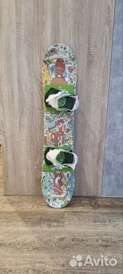 Сноуборд детский burton 100см комплект