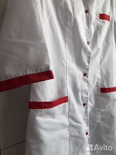 Халат медицинский с шапочкой