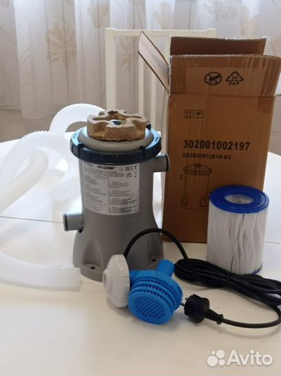 Насос, фильтр, шланги, форсунки для бассейна