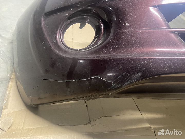 Передний бампер на LADA granta