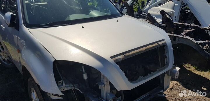 Капот б.у. оригинал состояние идеальное серебристы