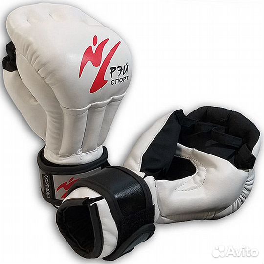 Перчатки Рэй-Спорт Скорпион-2 белые (L)