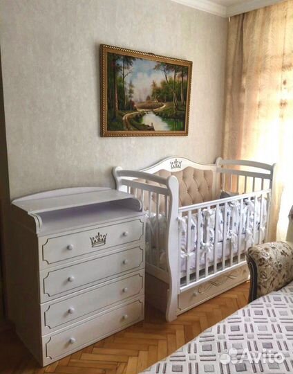 Пеленальный комод белый, пеленальный столик