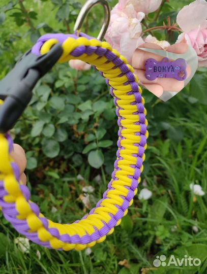 Ошейник для собак ручной работы из паракорда