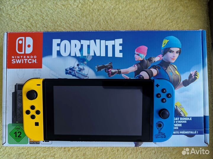 Nintendo Switch Fortnite Edition прошитая