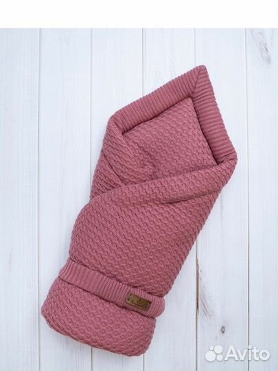 Вязаный конверт одеяло