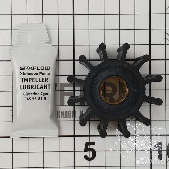 Импеллер для охлаждения Johnson Pump 1027B 09-1027B-1 57,1 мм со шлицами