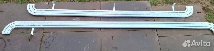 Карнизы для штор двухрядный белый