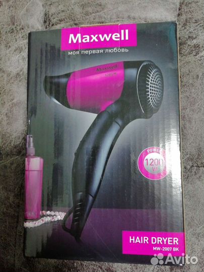 Фен для волос новый