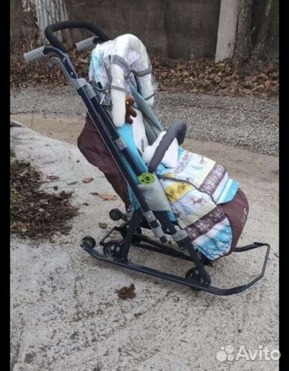 Санки-коляска «Ника Детям 7-7»