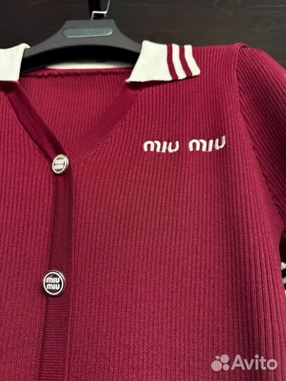 Платье Miu Miu длина 82 см единый р до 46