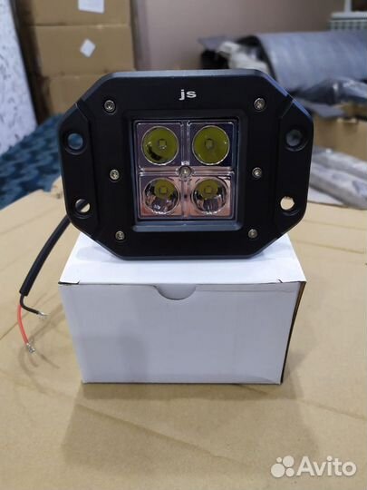 Фара светодиодная CH039 20W 4 диода по 5W врезная