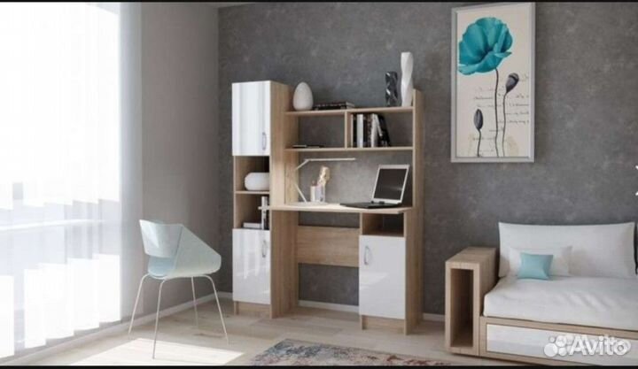 Компьютерный стол пкс-6, разные расцветки. Новый