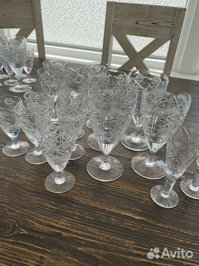 Рюмки и фужер СССР