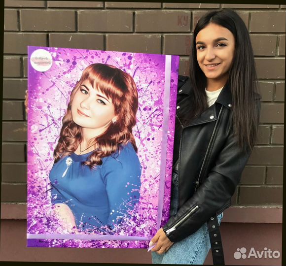 Портрет по фото в подарок