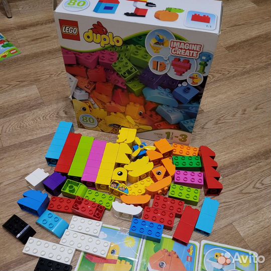 Lego duplo набор кубиков дом пластина ферма