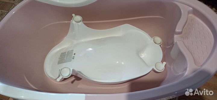 Ванночка для купания с горкой и кругом