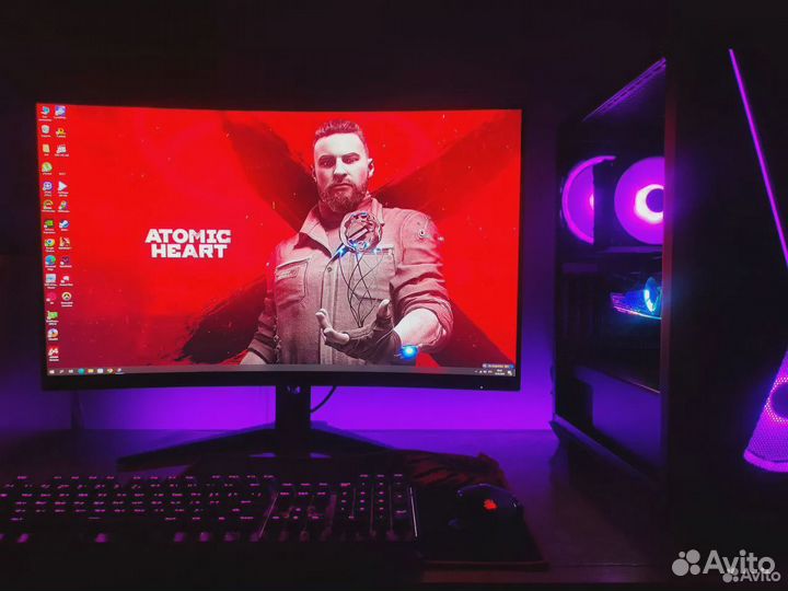 Атомный Игровой Пк Core i3, Rtx 3070 8 озу TradeIn