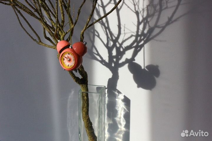 Елочная игрушка будильник ручная работа