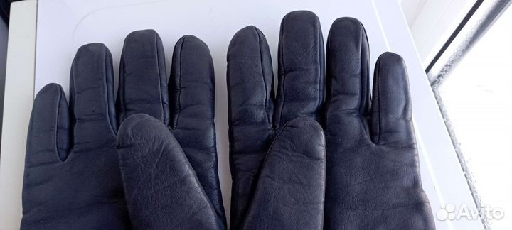 Перчатки кожаные