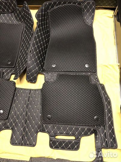 3d коврики из экокожи в салон. На все авто