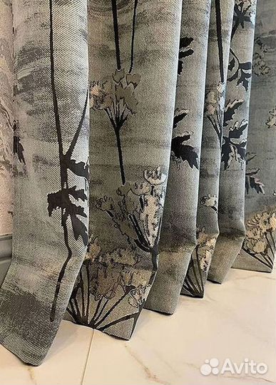 Стильные шторы интерьерные