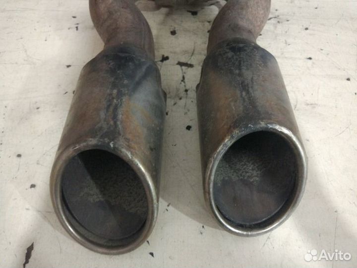 Накладка на глушитель Audi Q7 4L BAR 2006