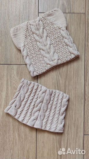 Шапка и снуд hand made