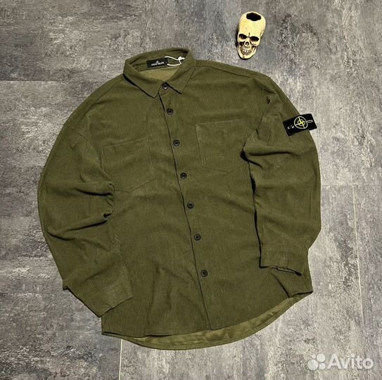 Рубашка мужская stone island, M