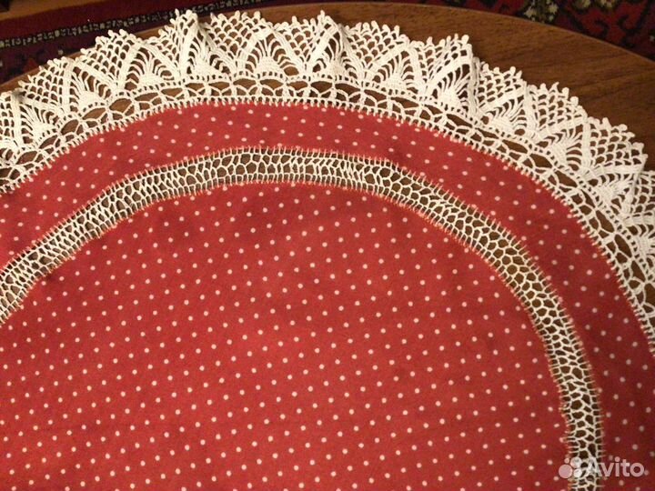 Салфетка ф60 см, винтаж СССР