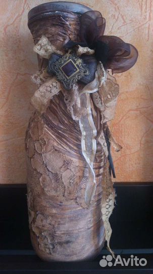 Декоративные бутылки. Ручная работа