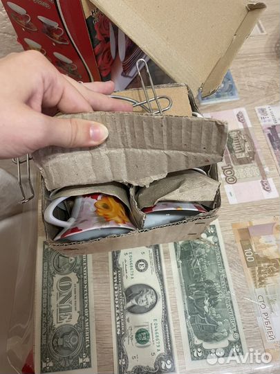 Кофейный сервиз, 6 кружек, 6 блюдцев