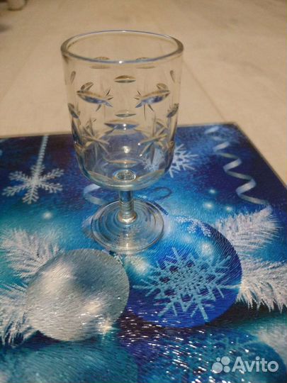 Хрустальные рюмки на ножке СССР