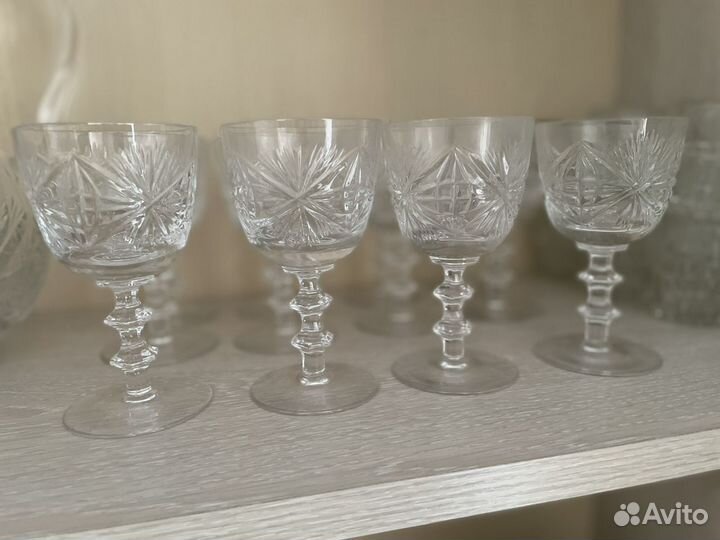 Хрустальные рюмки