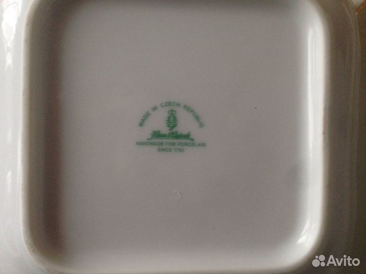 Фарфоровая посуда салатники 3шт. Чешская республик