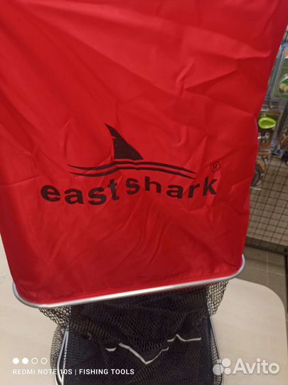 Садок карповый east shark 4м прорезиненный в сумке