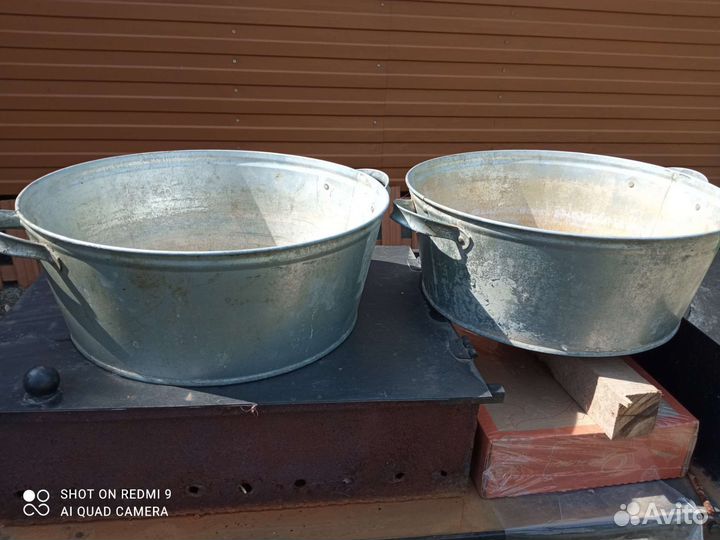 Тазик оцинкованный