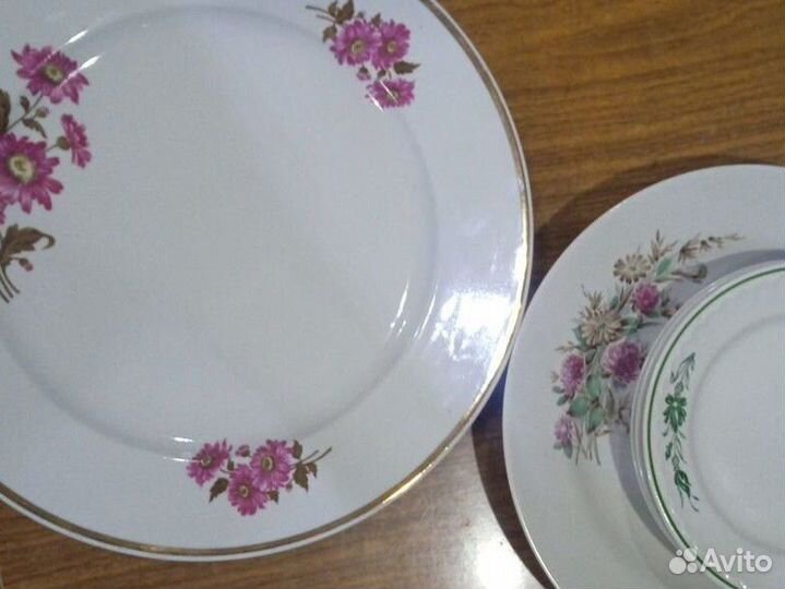 Большое блюдо Дулёво 1988г и другие СССР