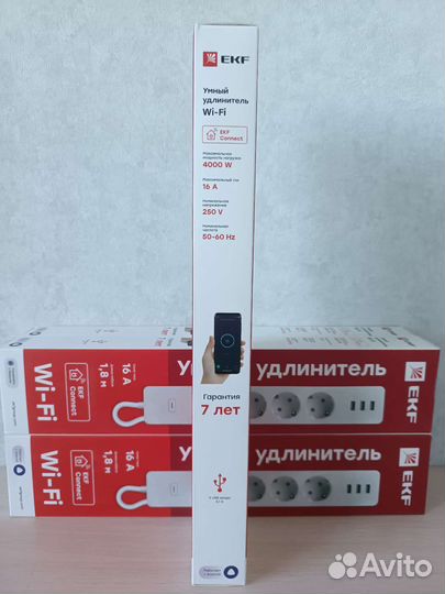 Новый удлинитель EKF Connect RCE-1-WF с USB