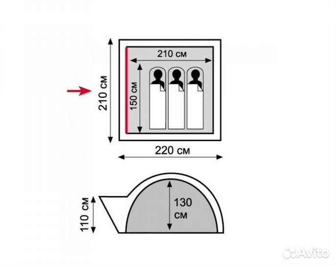 Палатка Tramp Lite Wonder 3