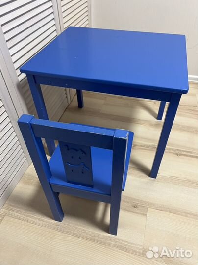 Детский стол и стул IKEA