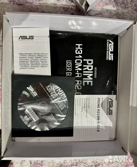 Материнская плата asus prime H310M