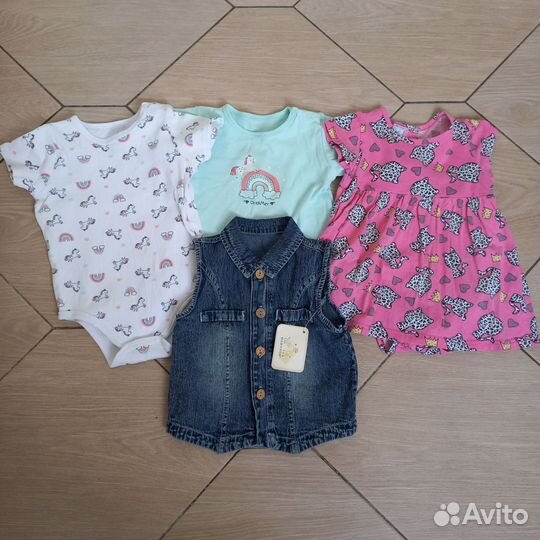 Вещи для девочки 80 86