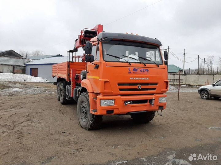 Кран-борт вездеход