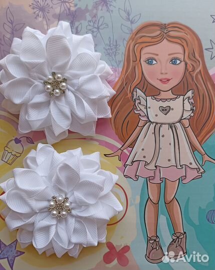 Бантики из репсовой ленты