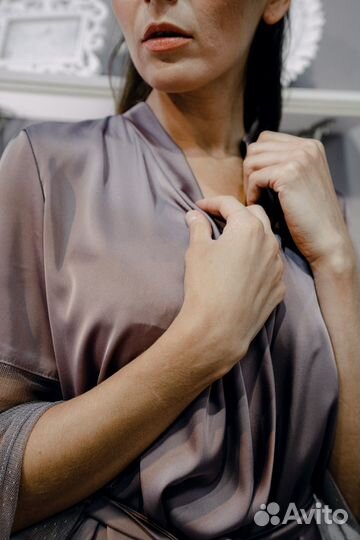 Продам халат шелковый