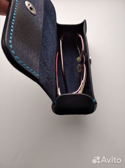 Очечник Ручная работа Натуральная кожа