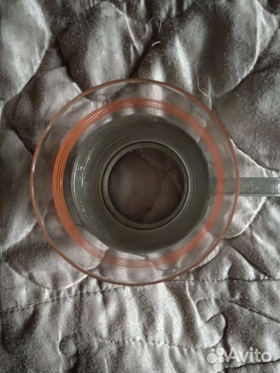 Стакан с подстаканником СССР