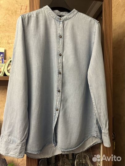 Рубашка джинсовая massimo dutti