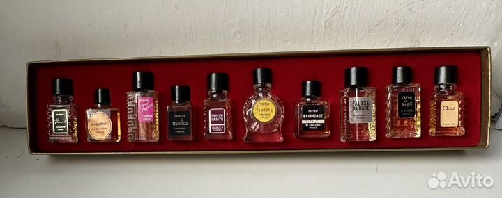 Набор миниатюр 10 шт винтаж Charrier